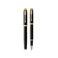 派克(PARKER) 2015 IM纯黑丽雅金夹墨水笔