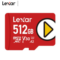 雷克沙(Lexar)TF存储卡512GB U3 V30 A2读速150MB/s LMSPLAY512G-BNNNC