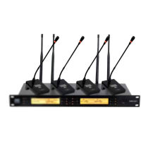 万利达 GW4-E01一拖四鹅颈话筒 大型会议话筒系统麦克风