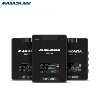 麦拉达(mailada) S900小蜜蜂无线麦克风领夹式手机直播设备单反摄相机采访录制话筒电脑收音器 S900PRO一拖