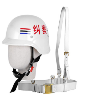 纠察头盔腰带 白色纠察头盔+腰带