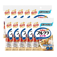 Calbee/卡乐比进口冲饮富果乐减少糖50g*12包谷物麦片即食早餐燕麦片