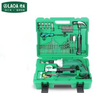 老A(LAOA)50件套家庭维修备用电动工具套装 LA415513