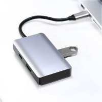LX0805G Type-C扩展坞 HDMI转换器 USB3.0分线器 PD快充转接头 苹果拓展