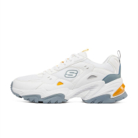 Skechers斯凯奇机甲鞋男缓震跑步鞋复古老爹鞋237209-WLB