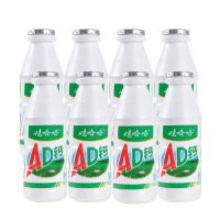 AD钙奶含乳饮品220g*4瓶整箱装酸甜奶饮品哇哈哈