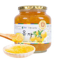韩国进口 全南 蜂蜜柚子茶饮品 原装进口水果茶蜜炼果酱冲饮饮品搭配麦片