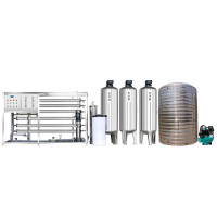 希力大型工业商用净水器水处理设备XL-RO-3000+5吨水箱+BL20-5-E变频泵