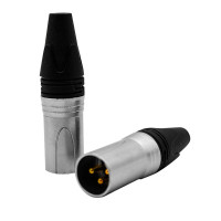 未易 卡侬公头 三芯卡农头专业焊接功放插头 麦克风话筒KTV音箱音频头