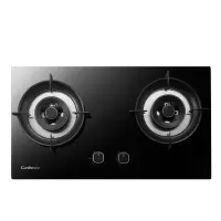 康宝燃气灶(天然气) 家用灶具 5.2KW大火力 嵌入式台式两用灶具 一级能效灶具 玻璃面板灶具JZT-2QB53T