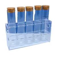 汇达试管套装5孔 50*200mm带架套装 4组