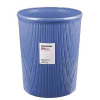 得力9581圆形清洁桶 垃圾桶(深蓝)