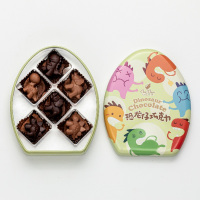 巧克巧寇 卡通恐龙巧克力60g/盒礼盒装