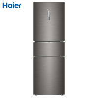 海尔(Haier)253升三门冰箱 双变频一级 干湿分储 宽幅变温 家用租房小冰箱 BCD-253WDPDU1