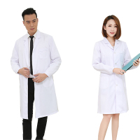 邦乐华男女长袖白大褂3XL