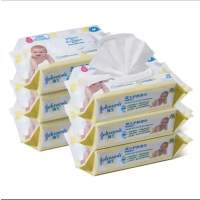 强生婴儿娇嫩倍护湿巾无香湿纸巾家庭装80片*6包