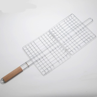 悠莱弗 户外不锈钢烧烤夹多功能烤鱼网烧烤配件 多功能烤夹