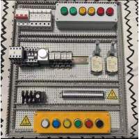 电工实训板初级中级可用不含背板和安装件[配套电器套件]
