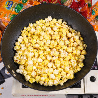 热烈 三合一爆米花球形 奶油味