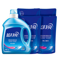 蓝月亮洗衣精选套装P(3kg亮白薰*1+1kg亮白薰袋*4)*