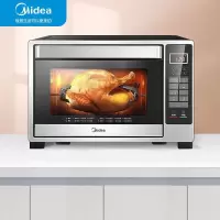 美的(Midea)32升多功能电烤箱家用 专业烘焙 智能菜单 搪瓷内胆 双层隔热门 T4-L326F
