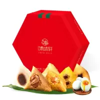 集味轩集味六方粽子礼盒1730g12粽6味4鸭蛋粽子礼盒