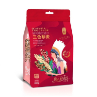 京荟堂卡宴玻利维亚皇家进口藜麦礼盒孕妇营养代餐企业员工福利礼包 三色藜麦礼袋1000g