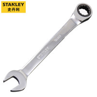 史丹利(STANLEY)铬钒钢公制快速棘轮梅花开口两用扳手11mm 89-911-1-22