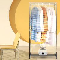 格力(GREE)干衣机烘干机家用布罩类小型烘衣机双层衣服烘干衣柜衣物护理机1200W定时30斤承重(GN-12X60)