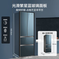 美的(Midea)玻璃门311升变频法式多门双开门家用冰箱风冷无霜持久保鲜京东小家智能生态BCD-311WGPZM