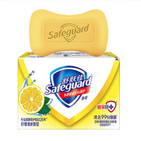 舒肤佳柠檬香型香皂100克 洗手洁面沐浴 男女士通用纯白清香清洁肥皂家庭装 72块整箱装