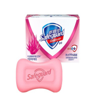 舒肤佳芦荟105g香皂 洗手洁面沐浴 男女士通用纯白清香清洁肥皂家庭装 72块整箱装