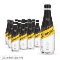 可口可乐Schweppes无糖零卡 苏打水汽水饮料400ml*12瓶