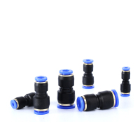 气动气管快速头直通变径8变6快插接头空压机配件pc气管接头,SNS神驰 SPG 10-8 十个装