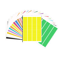 A4彩色标签不干胶打印纸作业贴 84格贴纸297*210mm 10张/包黄色