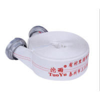 沱雨 8-65-25有衬里消防水带+接扣 一盘装