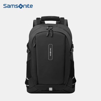 新秀丽(Samsonite)双肩包电脑包男士商务包旅行包笔记本电脑包15.6英寸BP4*003黑色