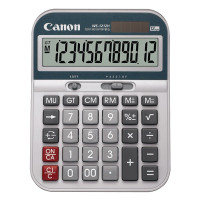 佳能WS-1212H 计算器办公用太阳能计算器大屏大按键学生用计算器中号计算器计算机