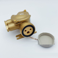 船用铜质接插件 铜质插座CZH202-3 船用铜质插座