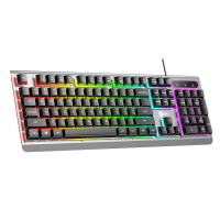 联想Lenovo/KB121有线键盘酷炫背光灯游戏打字电竞反应灵敏机械手感回弹笔记本台式机电脑通用