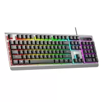 联想Lenovo/KB121有线键盘酷炫背光灯游戏打字电竞反应灵敏机械手感回弹笔记本台式机电脑通用