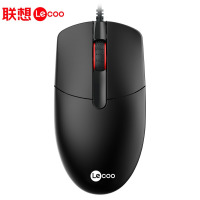 联想Lenovo/来酷MS103有线电脑鼠标光电感应人体工学设计USB接口笔记本台式机狄电脑通用款舒适握感