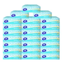 维达(Vinda) 维达原木抽纸卫生面巾纸120抽24包小规格S号家用整箱 餐巾纸