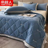 南极人(NanJiren)家纺 A类水洗棉麻夏被四件套空调被夏季可机洗单人被子被芯夏凉被薄被子