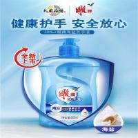 雕牌海盐洗手液500ml清香家用便携健康护手洗手液