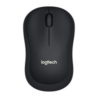 罗技(Logitech) 无线鼠标 B220 办公鼠标 轻音鼠标 对称鼠标 带无线2.4G接收器 黑色