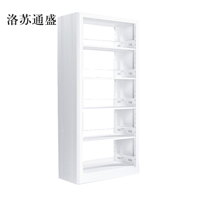 洛苏通盛图书馆书架阅览室货架资料档案架钢制书架双面五层主架常规款