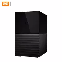 西部数据(WD) 桌面移动硬盘BookDuo系列双盘磁盘阵列 WDBFBE0360JBK 36TB