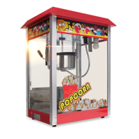 FLBXWJ 爆米花机商用电动爆谷机3D加热摆摊小吃设备爆米花机 LC-HX09