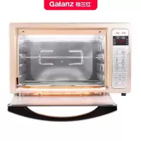 格兰仕(Galanz电烤箱32升 下管独立控温 数字电子温 旋转烤叉WIFI智控时尚金 KG1532AX-H7N